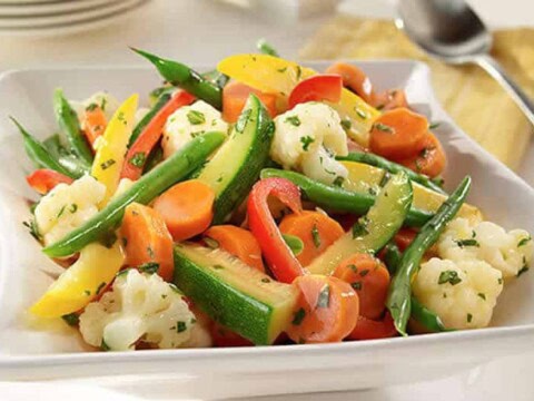 Légumes cuisson vapeur au cookeo