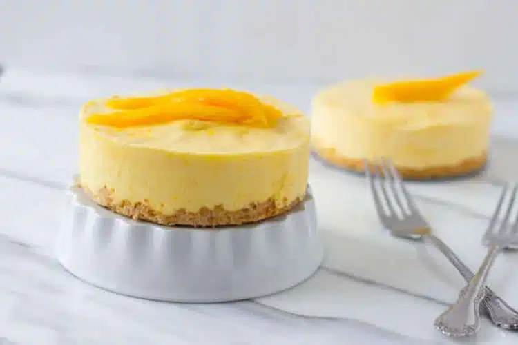 Mini tarte mangue à la crème