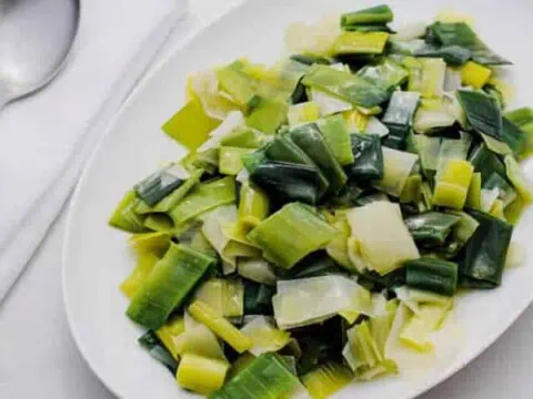 Poireaux à la poêle
