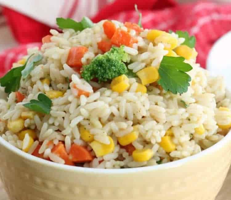 Riz aux petits légumes au cookeo