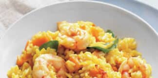 Riz crevettes et curry au cookeo