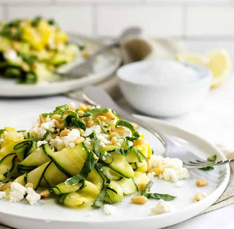 Salade de courgettes à la feta