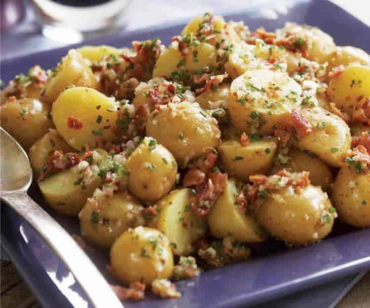 Salade de pommes de terre au bacon