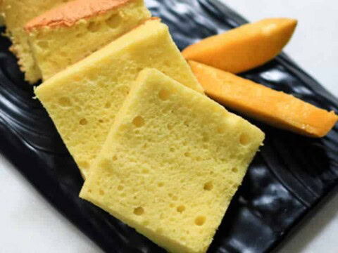 Sponge cake à la mangue