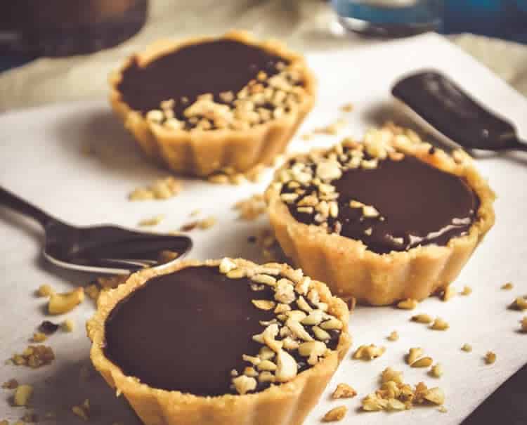 Tartelettes au chocolat sans cuisson