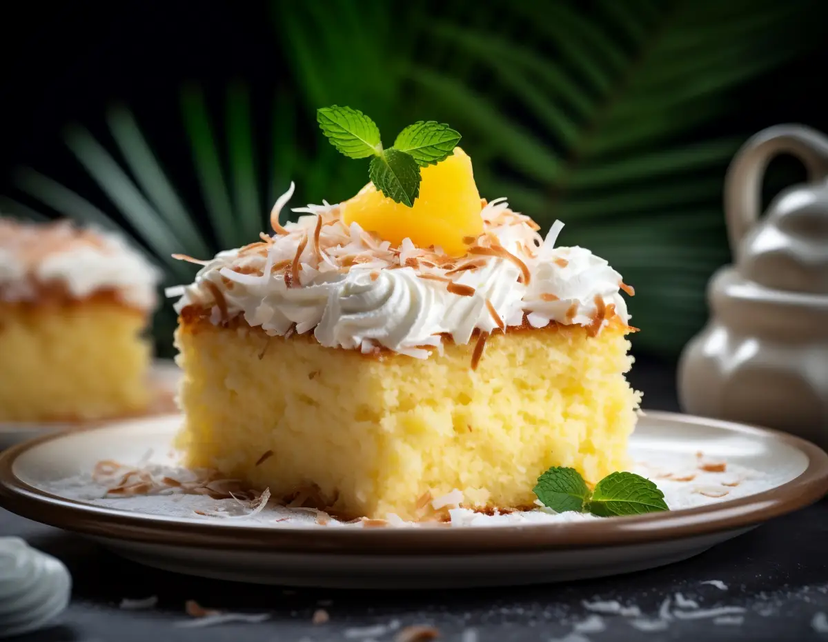 cake ananas et noix de coco