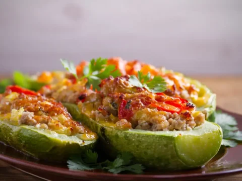 courgettes farcies au thon et fromage