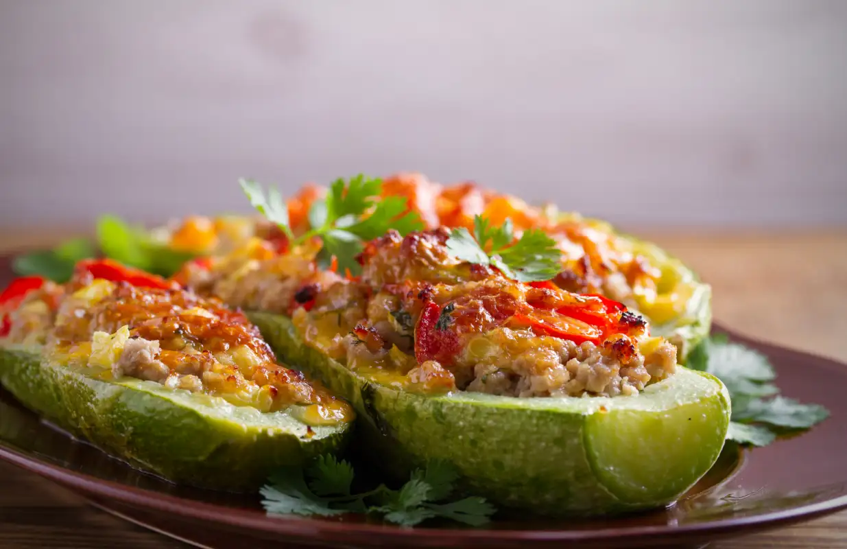 courgettes farcies au thon et fromage