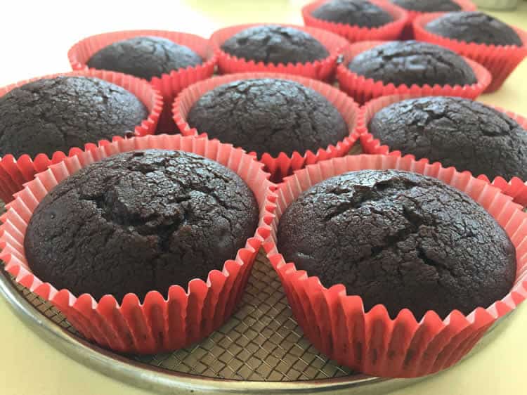 Cupcake au chocolat sans œufs