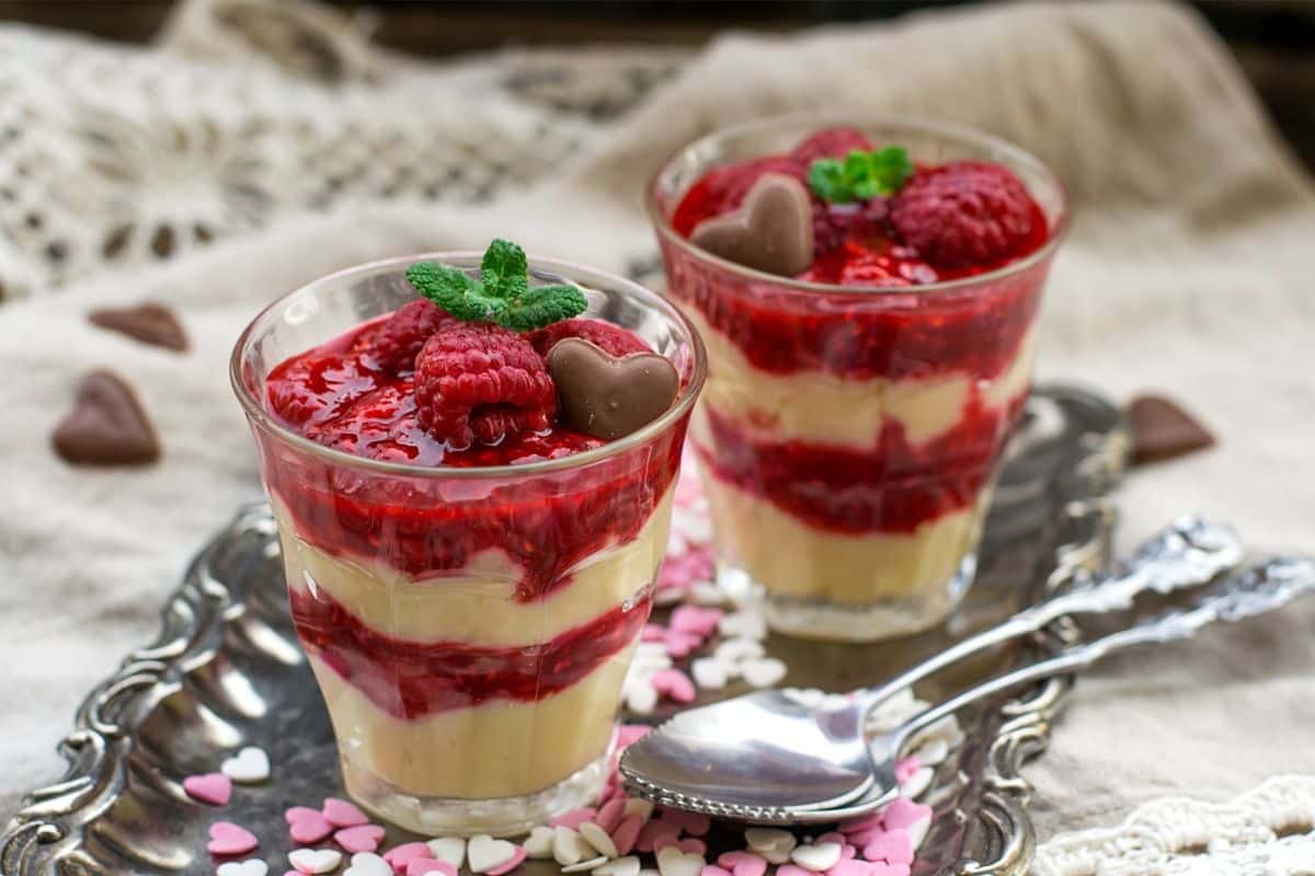 Dessert framboises et yaourt au thermomix