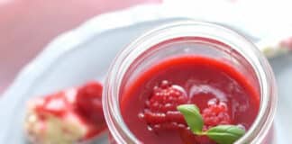 Dessert framboises et yaourt au thermomix