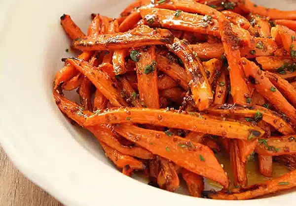Recette de carottes rôties au four