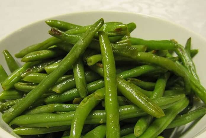 Cuisson des haricots vert