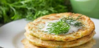 Galettes courgettes et fromage ricotta