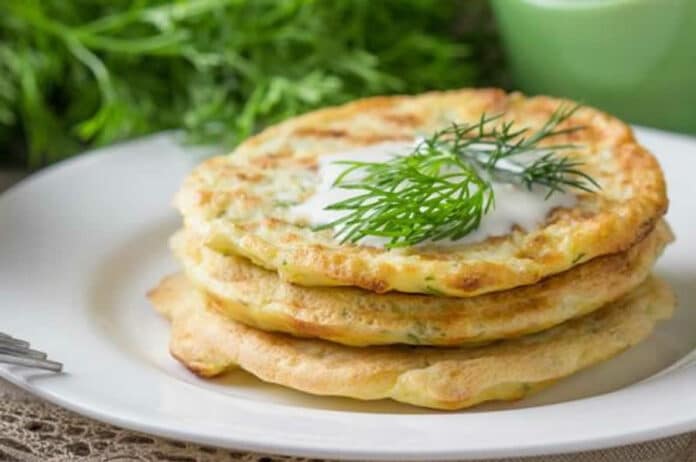Galettes courgettes et fromage ricotta