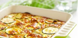 Gratin de courgettes au four