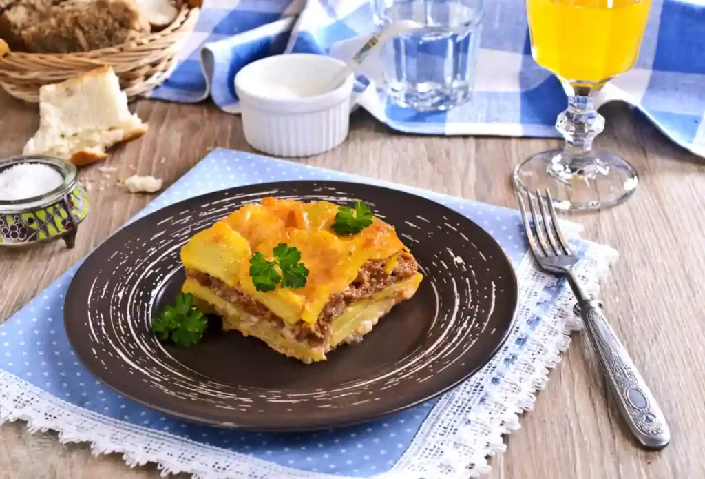 gratin pommes de terre et viande hachée