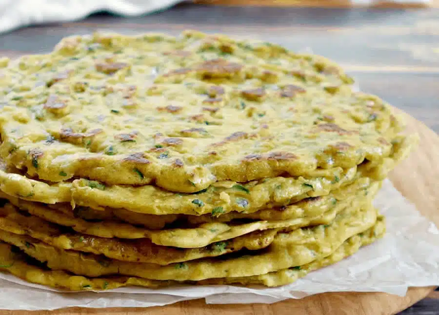 Pains aux courgettes à la poêle