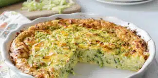 Quiche aux courgette et fromage