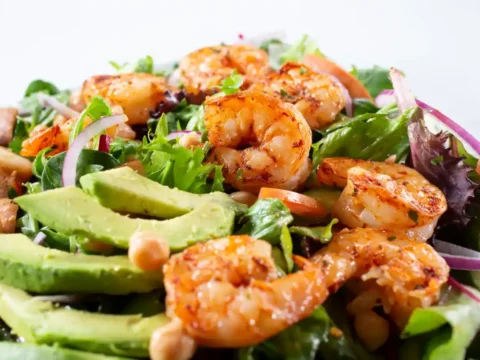 salade avocat aux crevettes