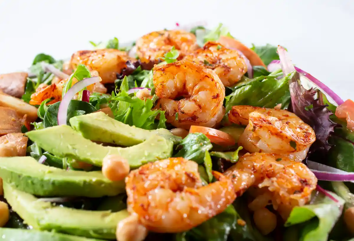 salade avocat aux crevettes