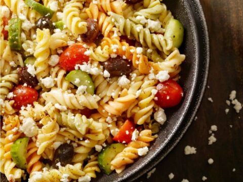 Salade de pâtes froide à la vinaigrette