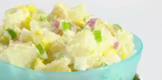 Salade de pommes de terres au micro-ondes