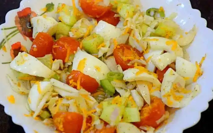 Salade protéinée pour la perte de poids