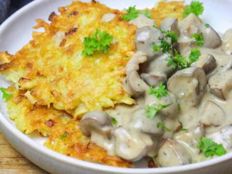 Sauce champignons à la crème au thermomix