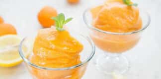 Sorbet abricot sans sorbetière