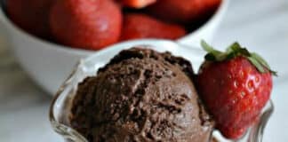 Sorbet chocolat facile au thermomix