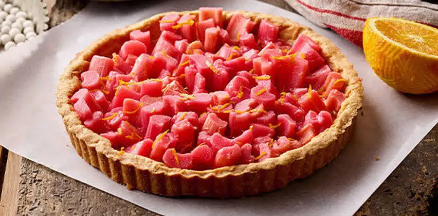 Tarte à la rhubarbe facile
