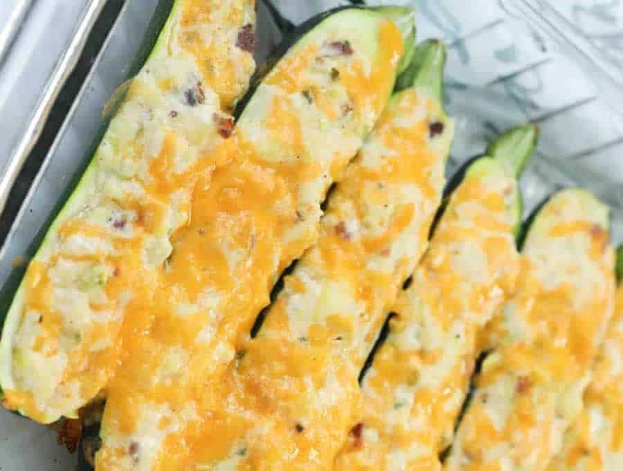 Courgette au four fromage