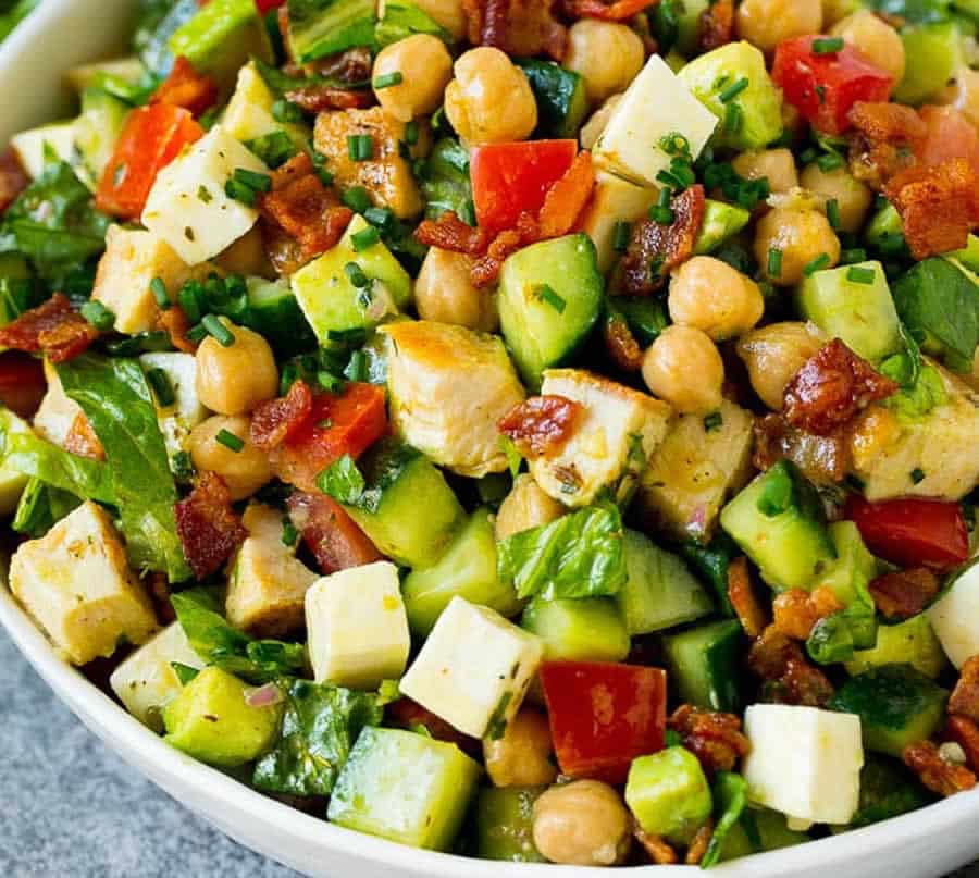 Salade de poulet pour l'été