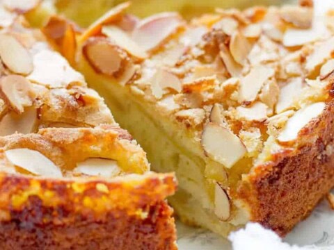 Gâteau aux pommes et aux amandes