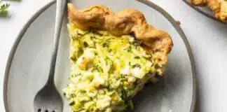 Quiche courgette chevre au thermomix