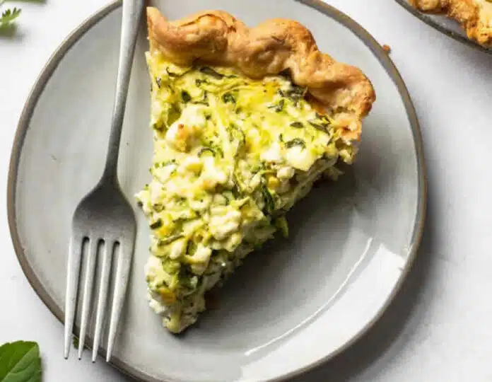 Quiche courgette chevre au thermomix