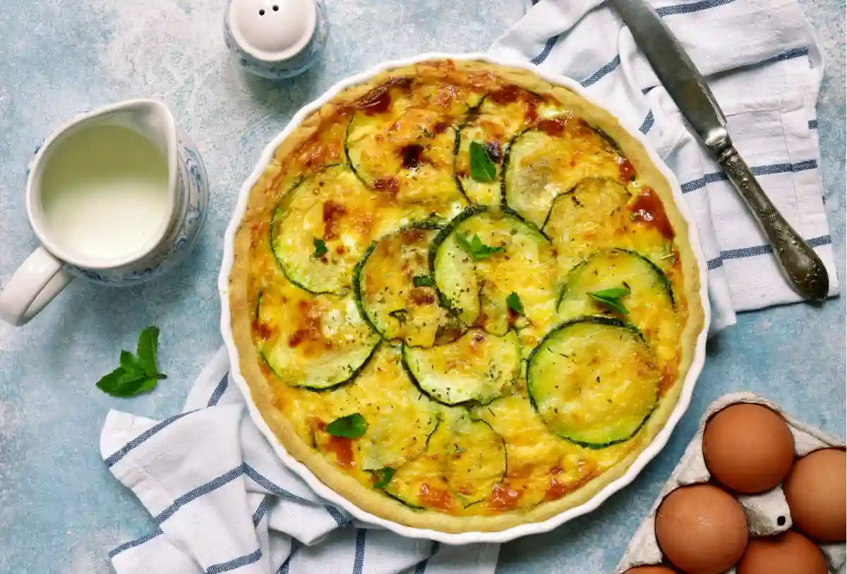 Quiche courgette chevre au thermomix