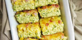 Quiche courgette fromage et lardon