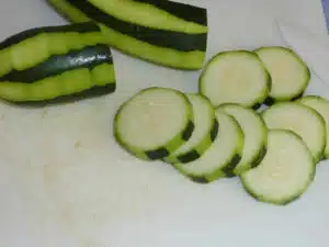 Rondelles de courgettes au fromage au four 1