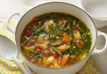 Soupe de légumes traditionnelle