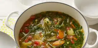 Soupe de légumes traditionnelle