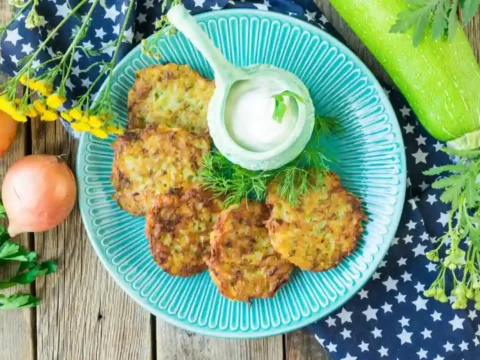 galette pomme de terre et courgette