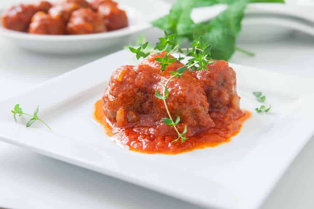 Boulettes de viande à la sauce tomate