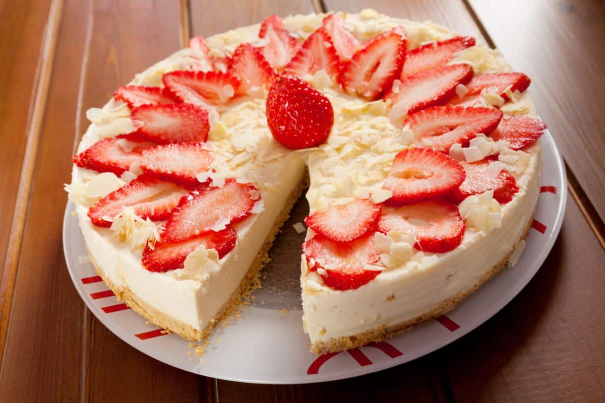 Cheesecake aux fraises sans cuisson