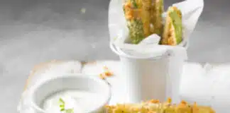 Frites de courgettes au parmesan