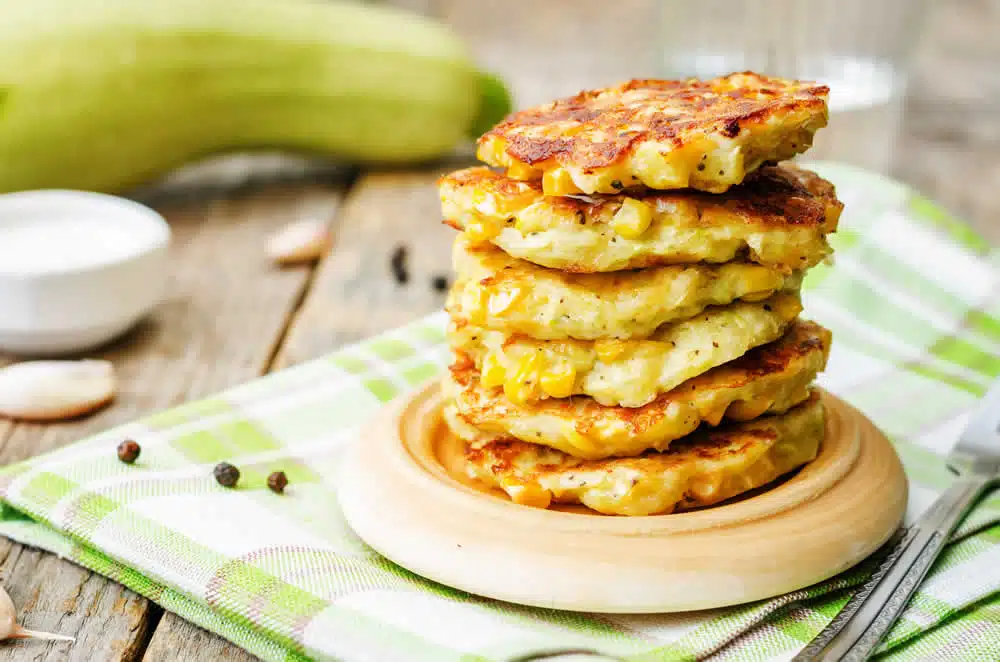 Galettes de courgettes au parmesan