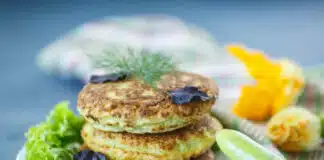 Galettes soufflées de courgette et fromage