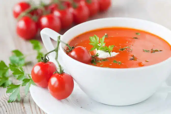 Gaspacho express tomate