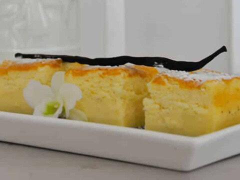 Gâteau magique et moelleux à la vanille